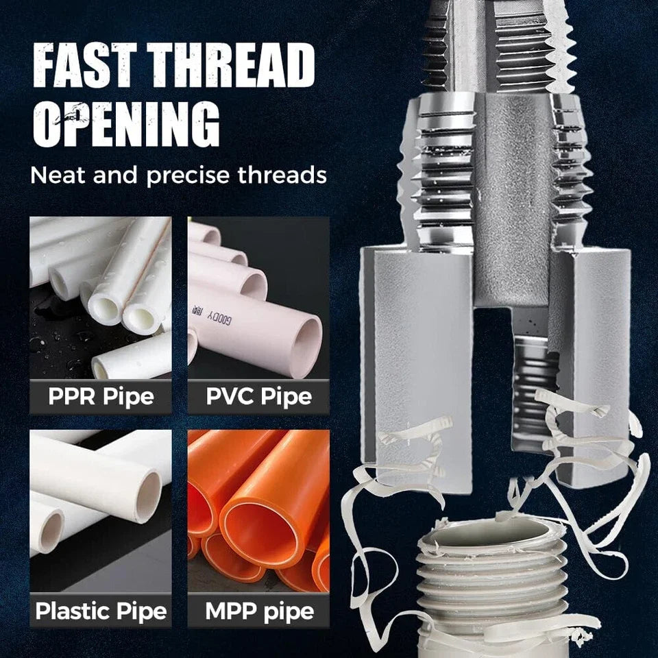 PPR/PVC Pipe Threader 20mm 25mm – Tap & Die Thread Cutting Tool