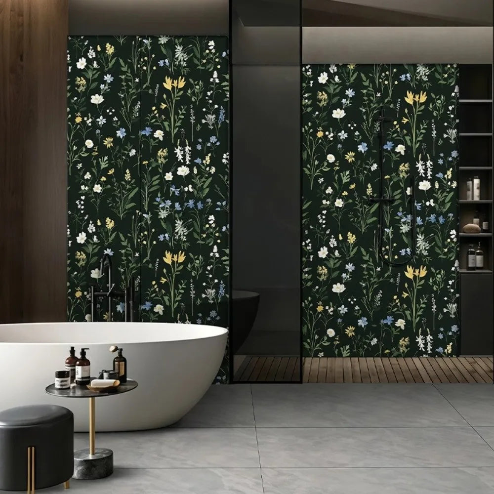 French Floral Peel & Stick Wallpaper – Removable PVC Sticker