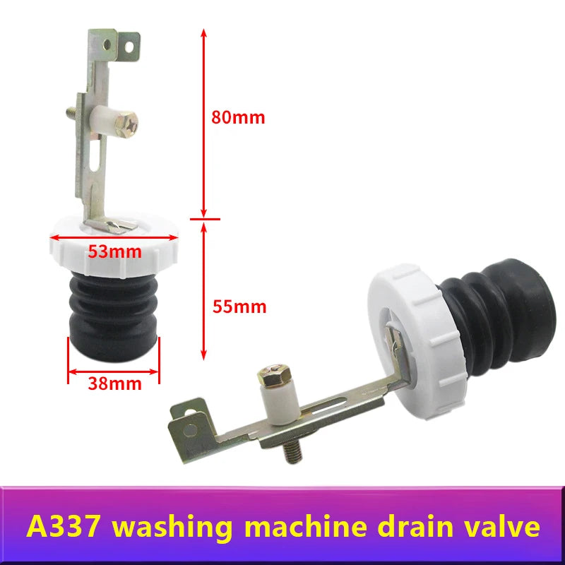 Washing Machine Drain Valve Plug Spool Spring Fitting