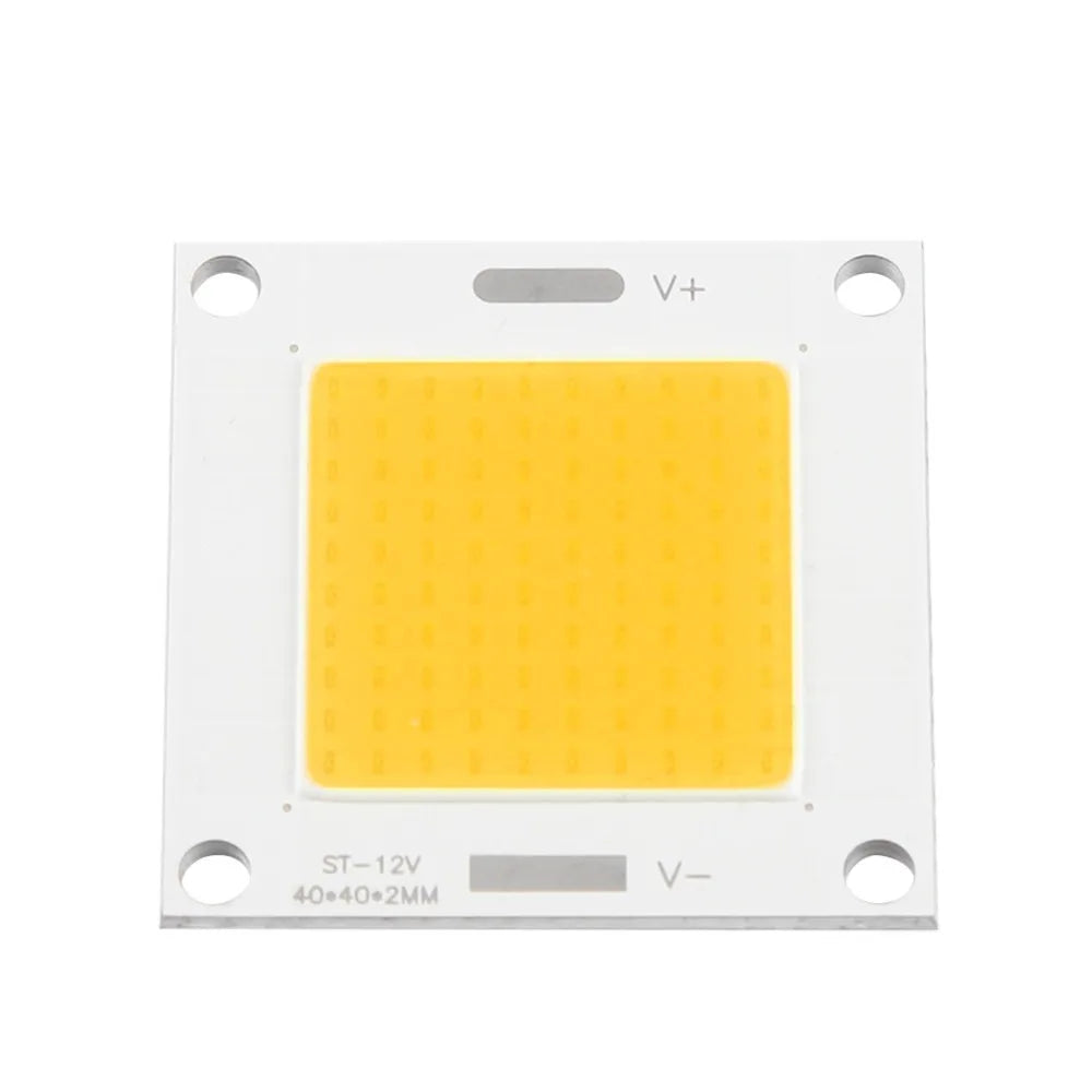 50W COB LED Chip Panel 12-14V Warm White & Blue DIY Light