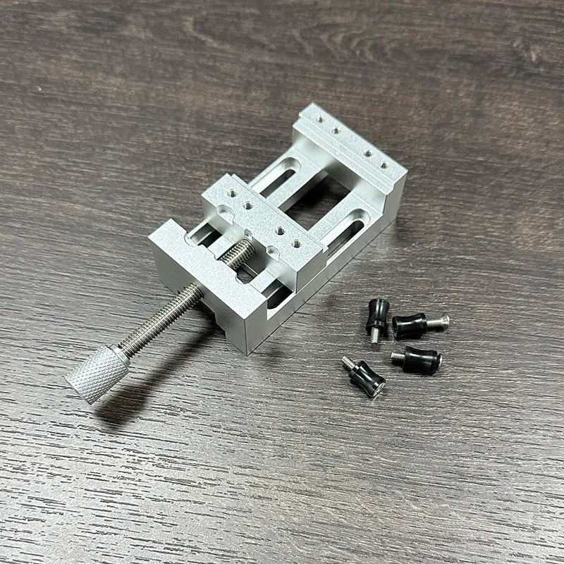 Mini Drill Press Vise Rubber Soft Jaws 0–47mm | VIBE