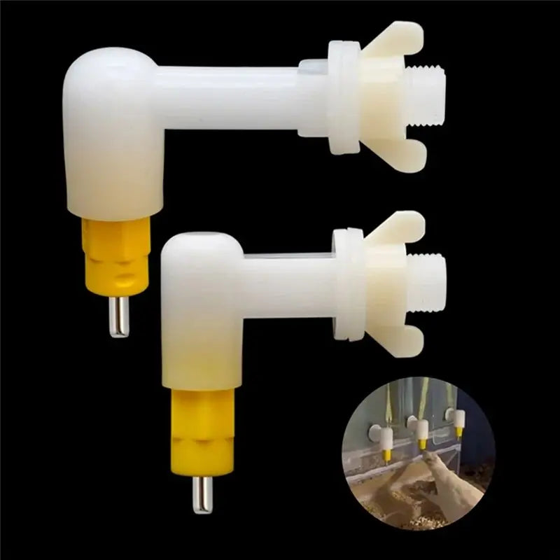 10-Pack Automatic Chicken Water Nipple Drinkers – Leak-Proof