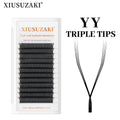 XIUSUZAKI 2D YY Premade Volume Fan Matte Black Lash Extensions