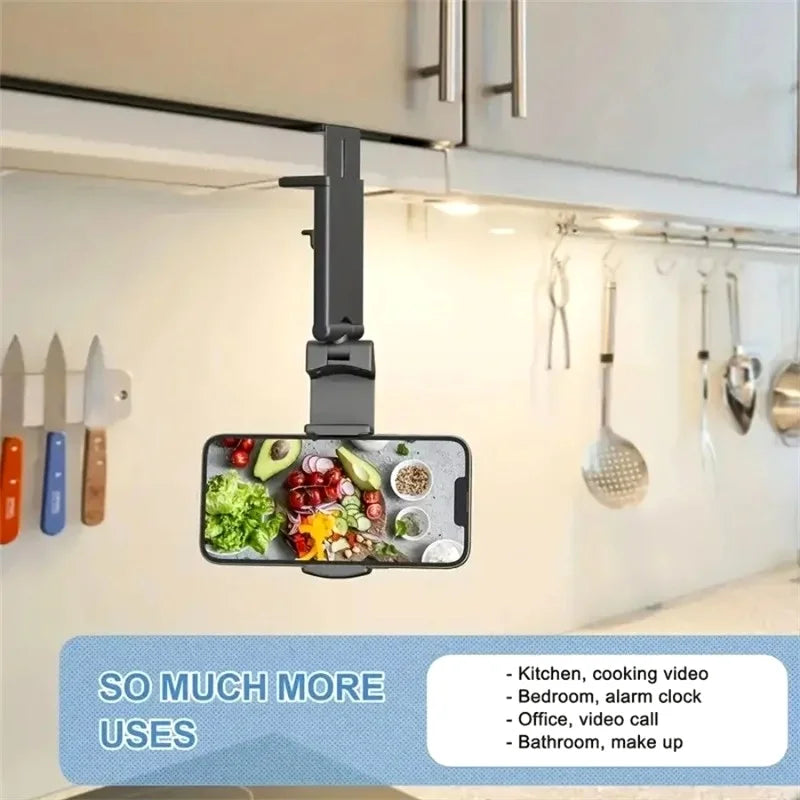 360° Rotatable Foldable Phone Mount for Travel & Airplane Use