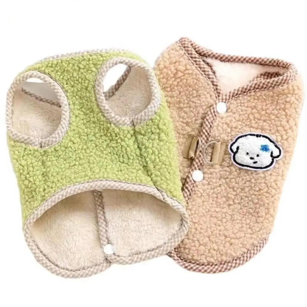 Soft Fleece Winter Dog Vest Coat – Small & Medium Breeds