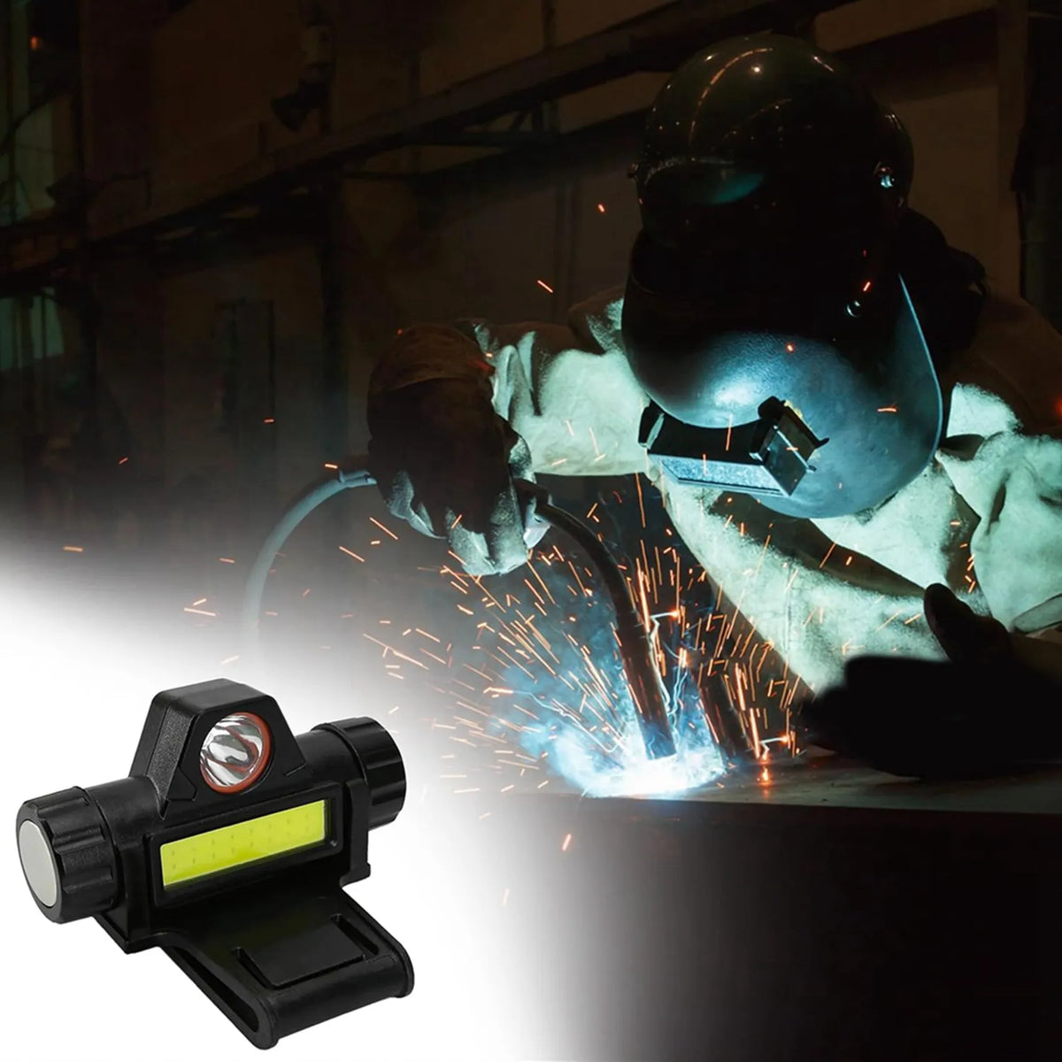 A01F-5X Rechargeable Welding Helmet Headlamp – 5-Pack