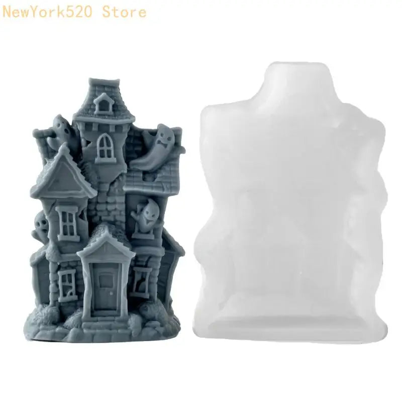 Halloween Silicone Mould Set – Tombstone & Skull Designs