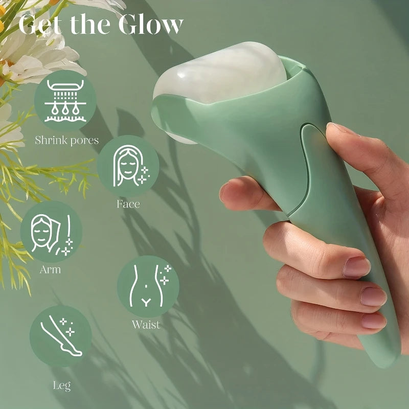VIBE Large Ice Roller Facial Massager – Face & Eye Tool