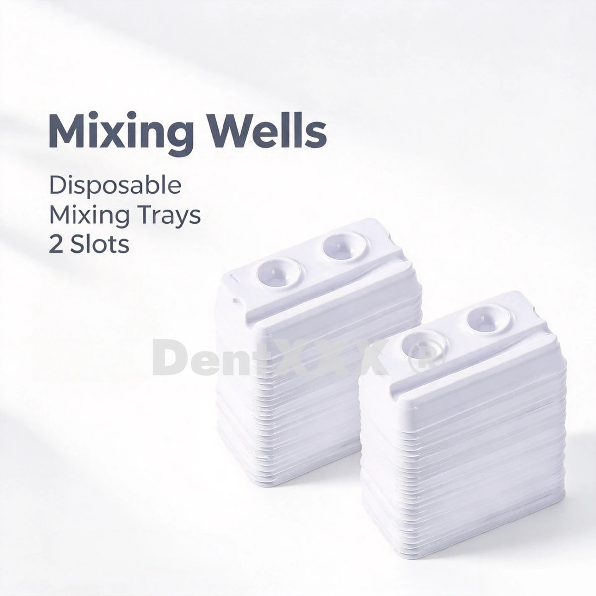 Disposable 2-Slot Mixing Well Trays – 20/60/200 Pack