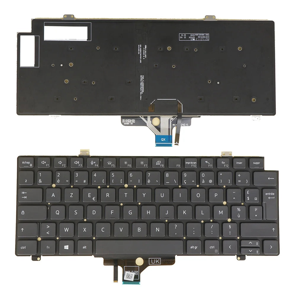 AZUBAY Backlit Keyboard Dell Latitude 5420 7420 7520 FR DE IT CH HR