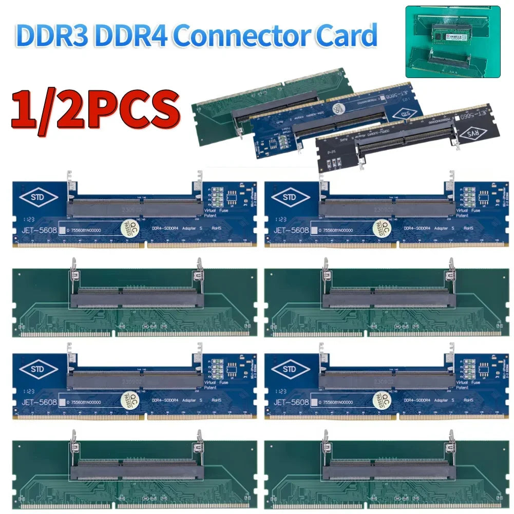 SO-DIMM to DIMM Adapter Card DDR3 DDR4 DDR5 Laptop RAM