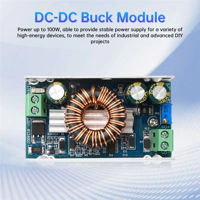 DC Buck Regulator Module 10-90V 100W Synchronous Rectification