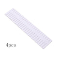 4-Pack Adjustable Plastic Drawer Dividers & Organizer