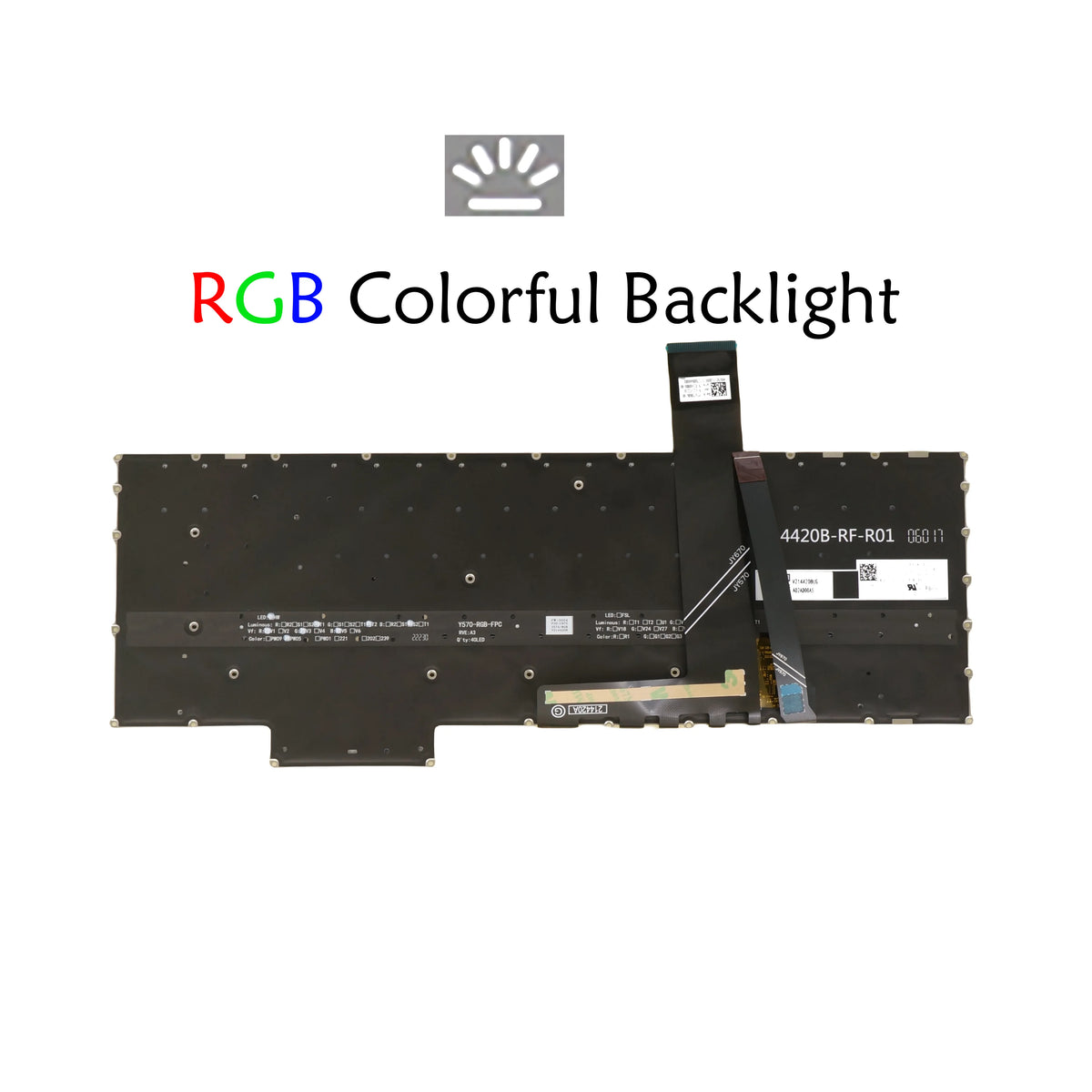 RGB Backlit Keyboard for Lenovo Legion 5 Pro 16IAH7 16ARH7
