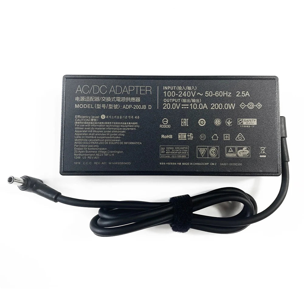 200W ASUS TUF Gaming Charger 20V 10A – FA707RM FA506QM FX516PM