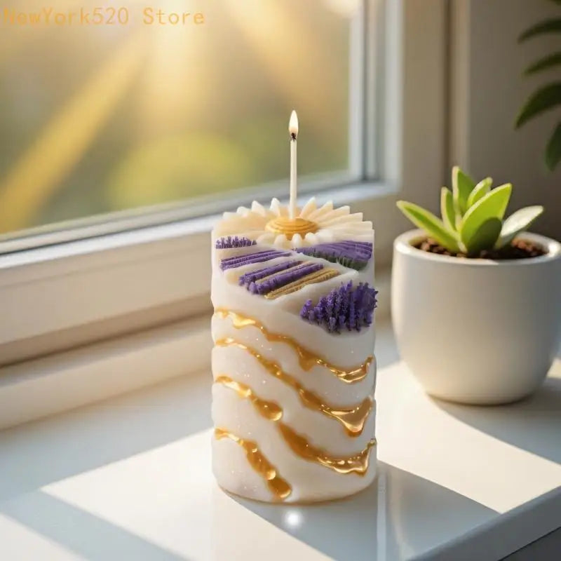 Cylinder Column Silicone Mold – Candle, Resin & Soap Making