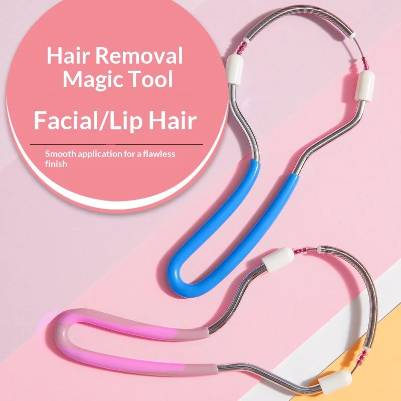 Spring Facial Epilator – Manual Face Hair Remover Tool