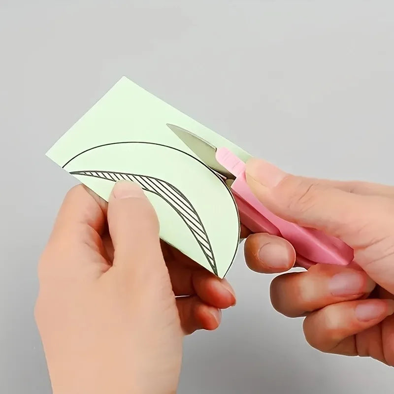 VIBE Scissors with Cover – Sharp Steel Blades for Sewing & Crafts