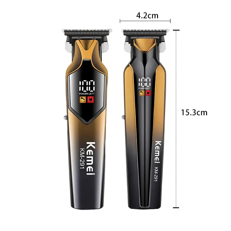 Kemei KM-291 Cordless Hair Clipper & Beard Trimmer USB-C