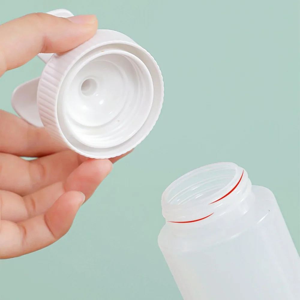 3-Pack 350ml Inverted Condiment Squeeze Bottles – PP/PE