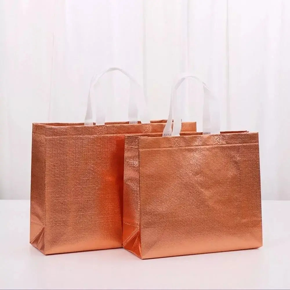 Reusable Non-Woven Shopping Tote Bag – Solid Color Handbag