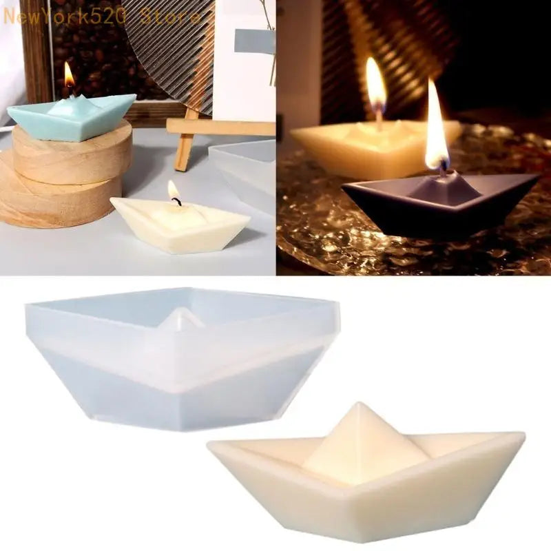 Silicone Boat-Shaped DIY Mold – Soap, Resin, Baking Crafts