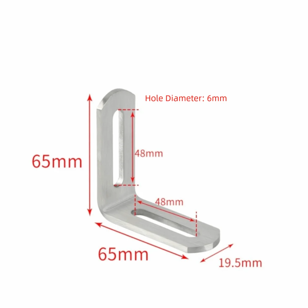 L-Shaped Stainless Steel Corner Brace Shelf Bracket | Angle Code
