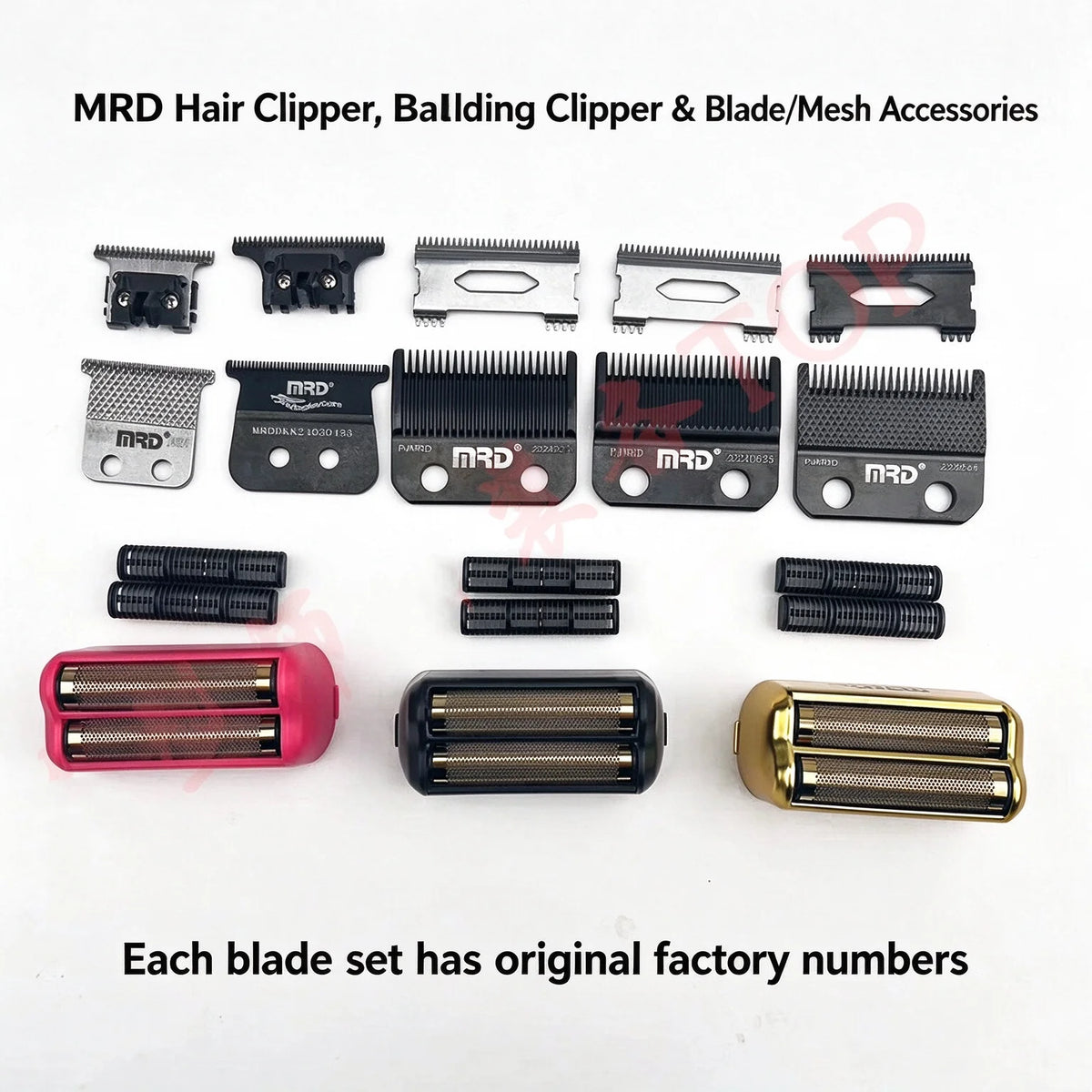 MRD Moon Wolf Professional Hair Clipper Set with Accessories