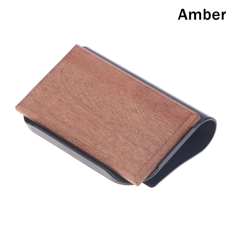 VIBE Wooden Car Air Freshener – Long-Lasting Amber Scent