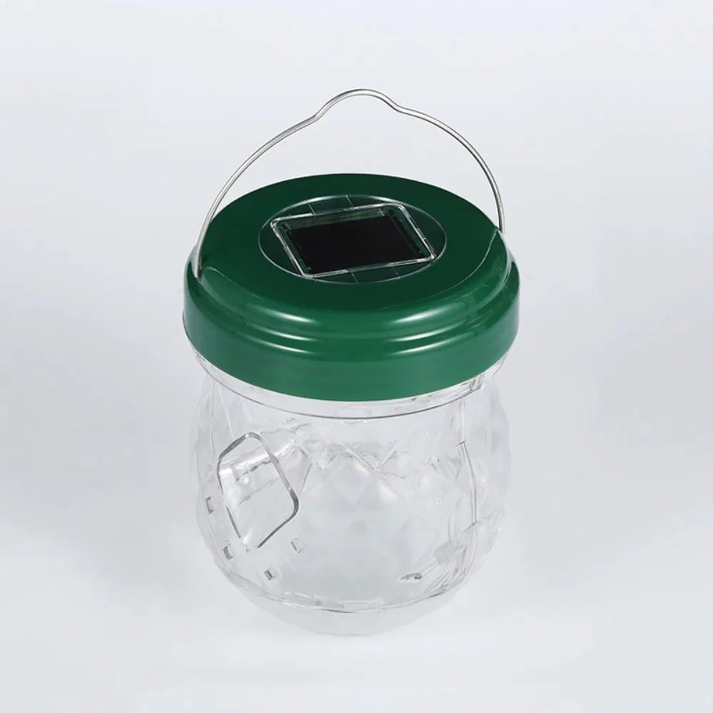 Solar Powered Wasp Trap Box – Reusable Hanging Insect Catcher