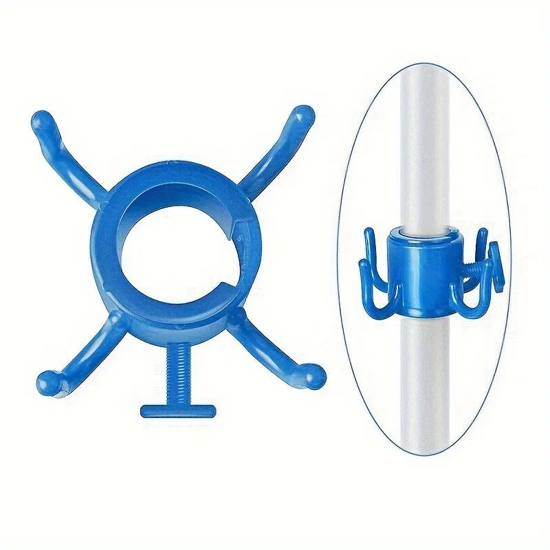 2-Pack Adjustable 4-Claw Beach Umbrella Hooks – Heavy Duty