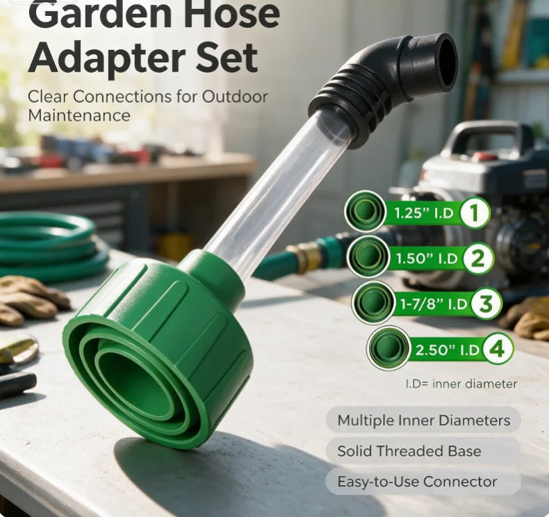 HVAC A/C Condensate Drain Line Cleaning Tool & Duct Adapter