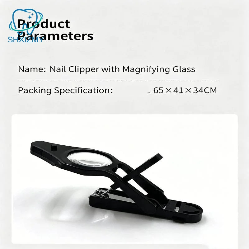 LED Magnifying Nail Clipper with Light – Precision Trimmer