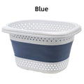 Collapsible Pop-Up Laundry Basket – Large Foldable Plastic Bin