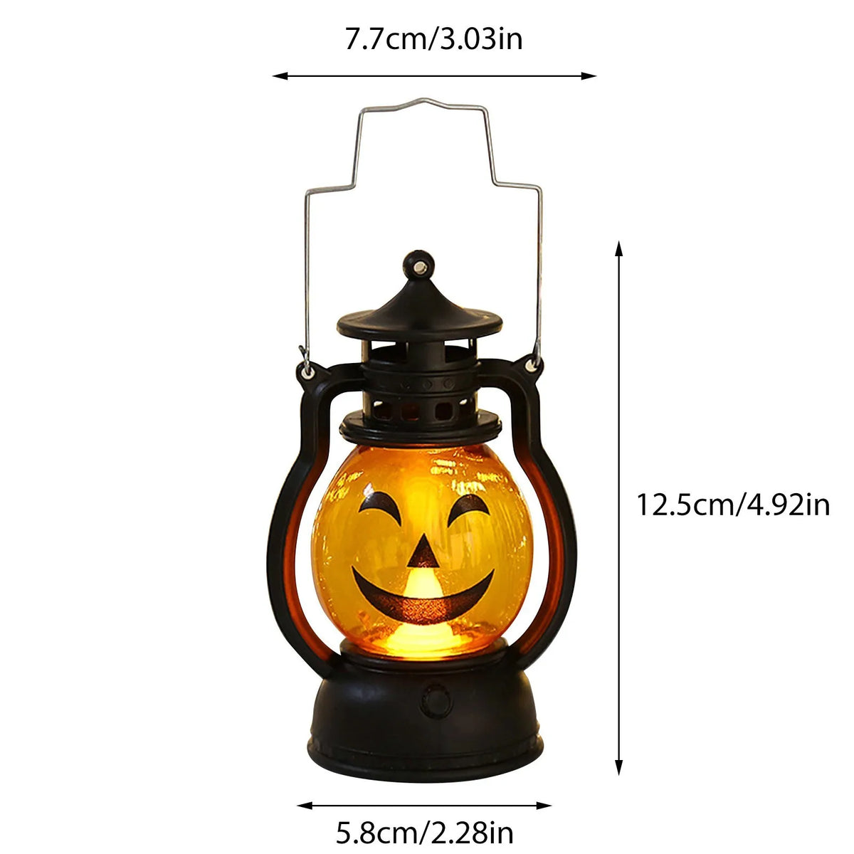 Pumpkin Lantern Halloween Glow Lamp – Indoor & Outdoor Decor