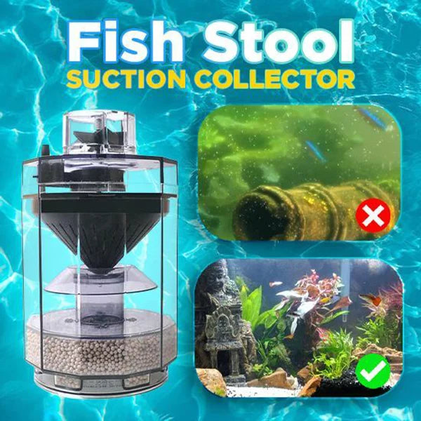 Transparent Aquarium Fish Waste Collector & Tank Cleaner