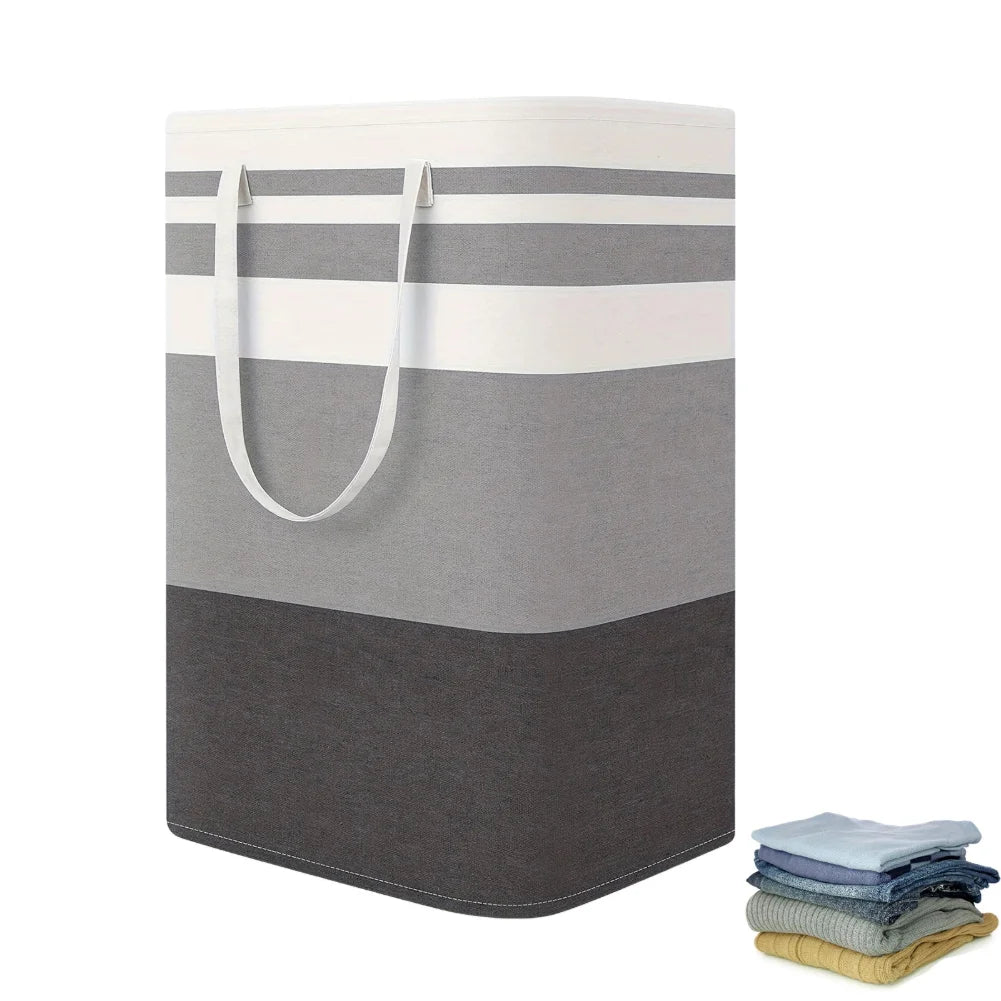 75L Collapsible Laundry Hamper Basket with Handles | 40×30×60cm