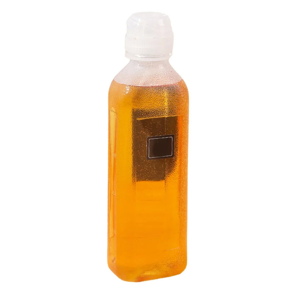 4-Pack 500ml Clear Squeeze Condiment Bottles – BBQ & Kitchen
