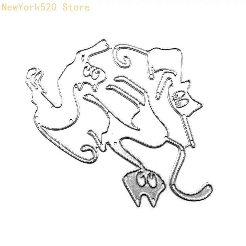 Cats Metal Cutting Dies Stencil – Scrapbooking & Card Making