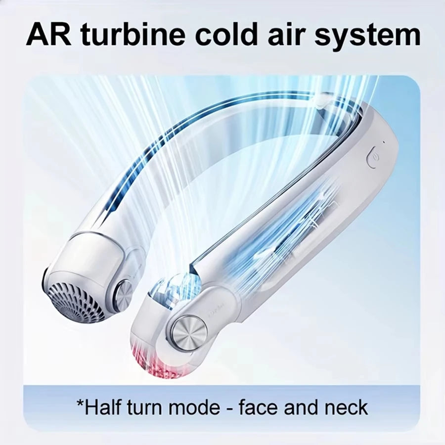 Portable Bladeless Neck Fan USB Rechargeable 3-Speed | VIBE