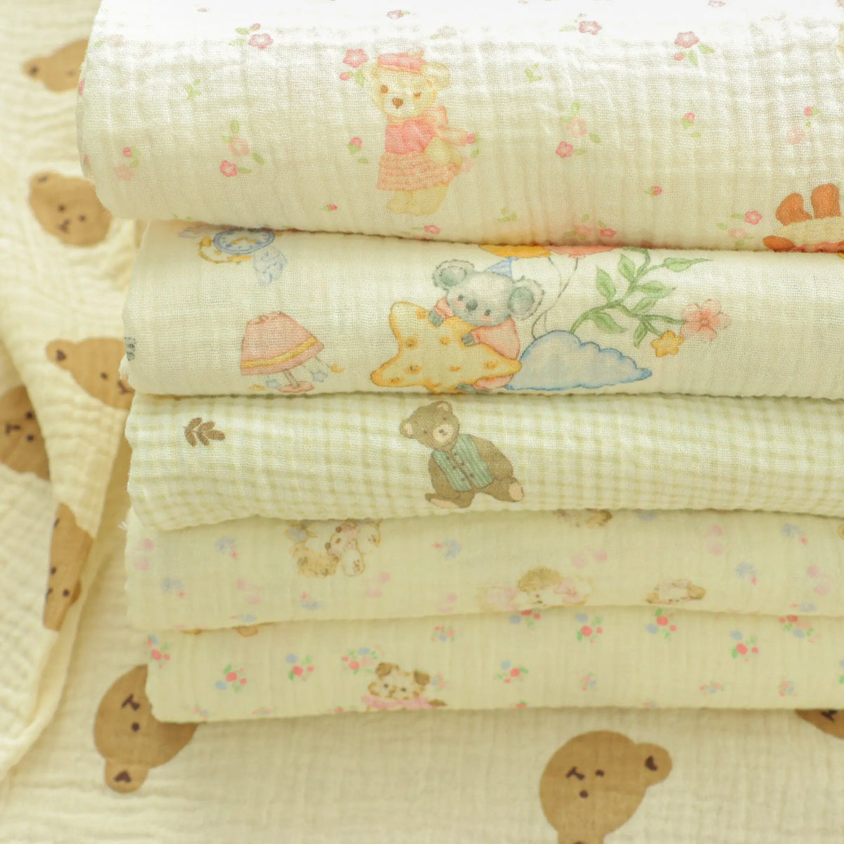 Class A Baby Cotton Double-Layer Gauze Fabric 500×135cm
