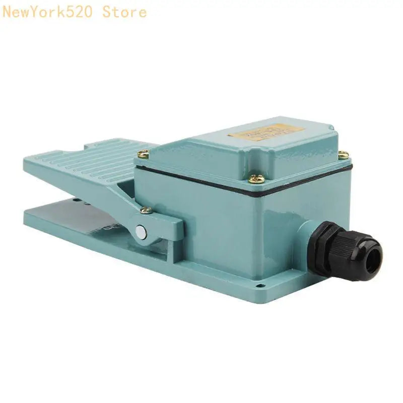Metal Foot Switch Pedal AC250V 15A 1NO 1NC Momentary Controller