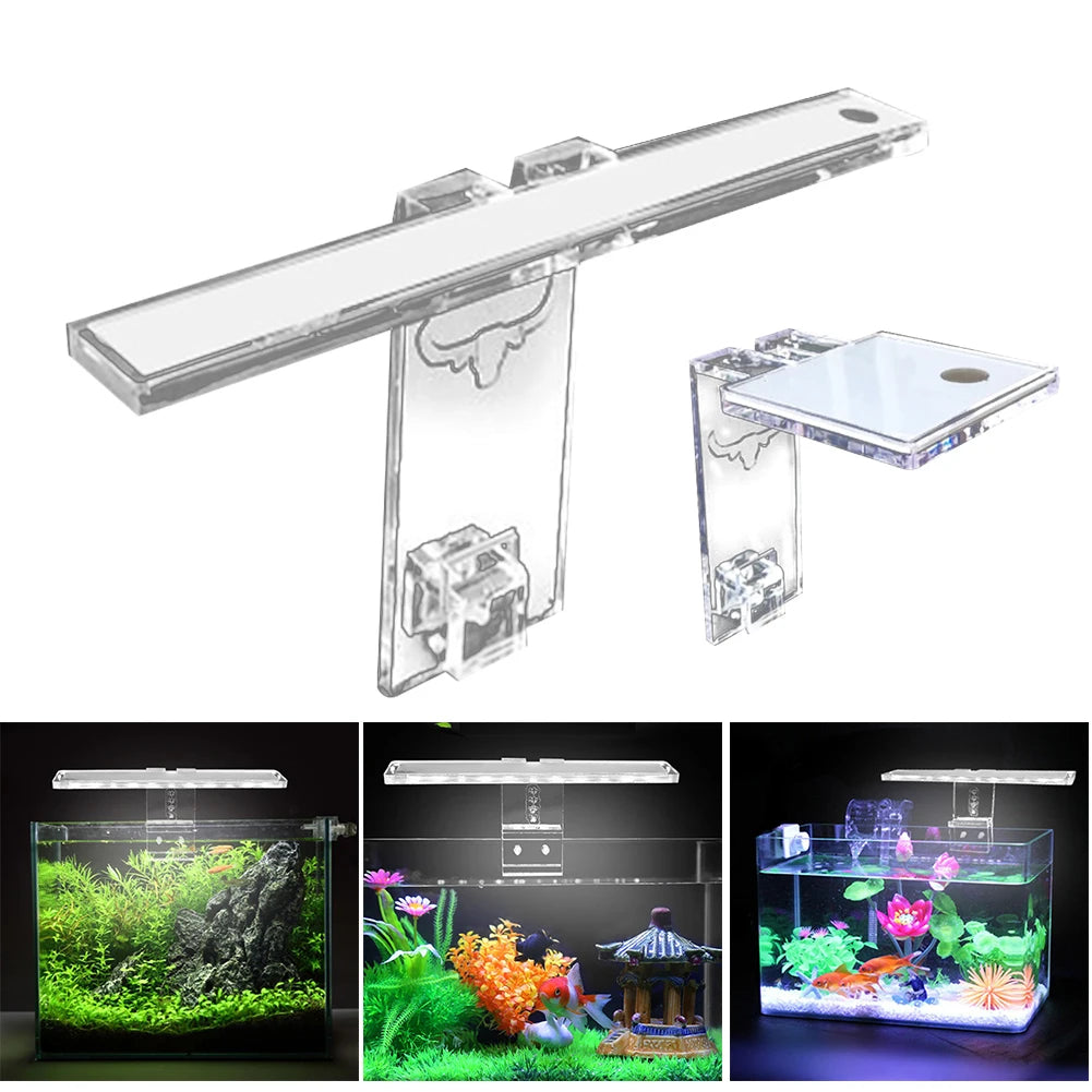Ultra Thin Clip-On LED Aquarium Light for Planted Fish Tanks