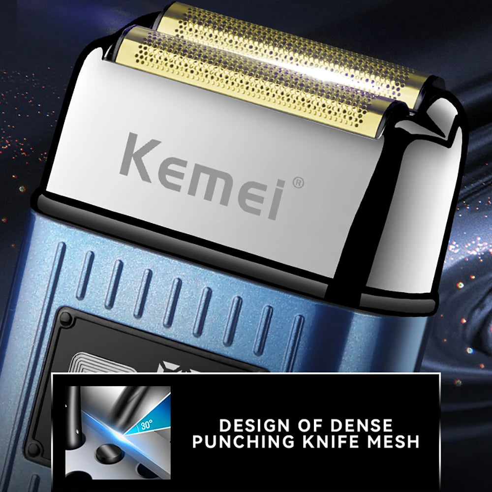 Kemei KM-1112 Double Foil Shaver IPX6 Waterproof 8000RPM