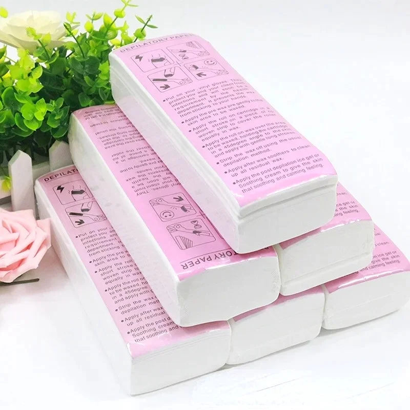 Non-Woven Hair Removal Waxing Strips 20/50/100 Pcs