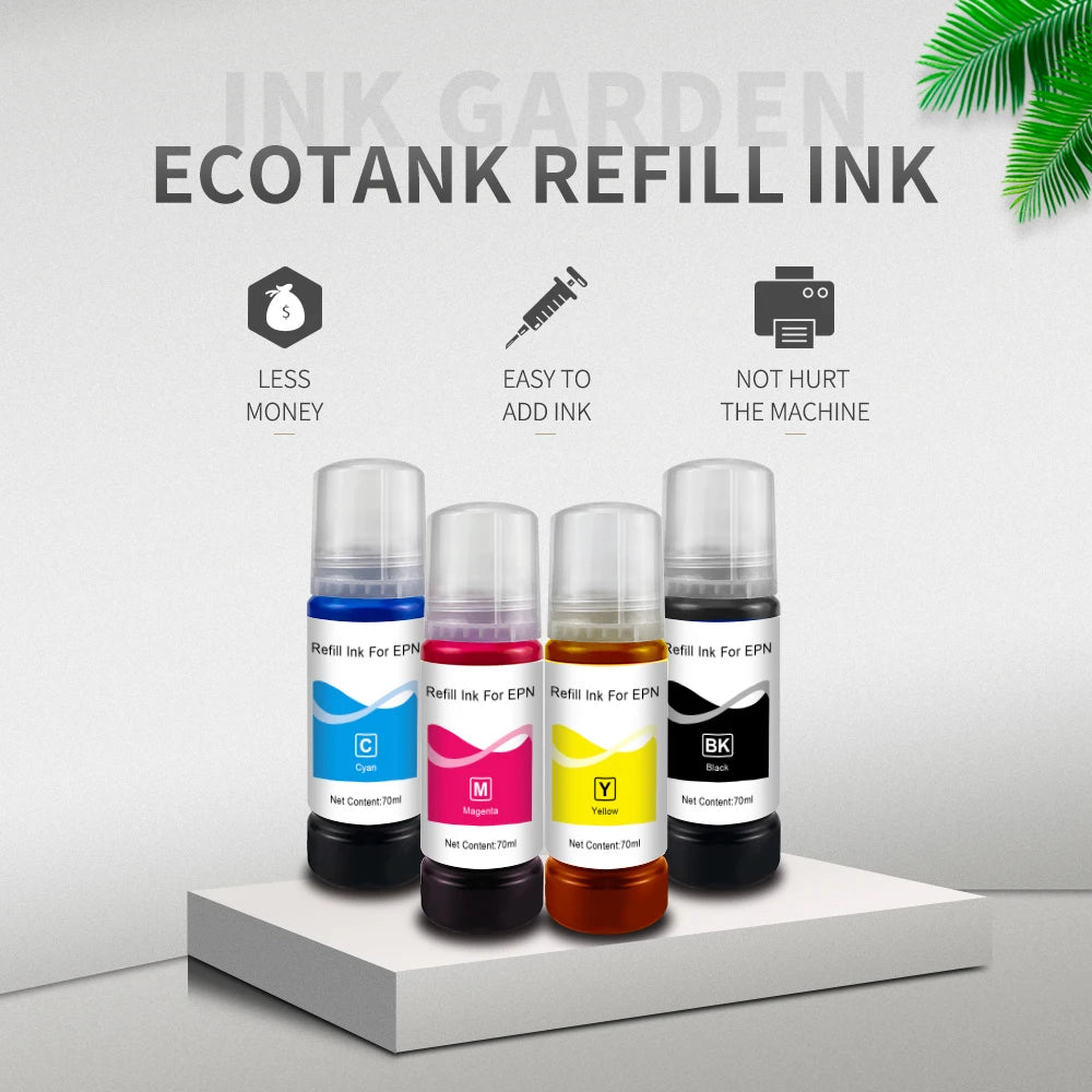Epson EcoTank Refill Ink 103 BK/C/M/Y 70ml – 101 105 106 544