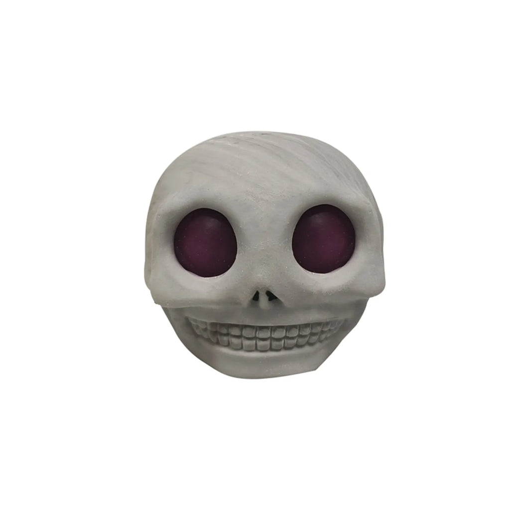 Halloween Skull Squeeze Toys – 9pc Squishy Skeleton Set