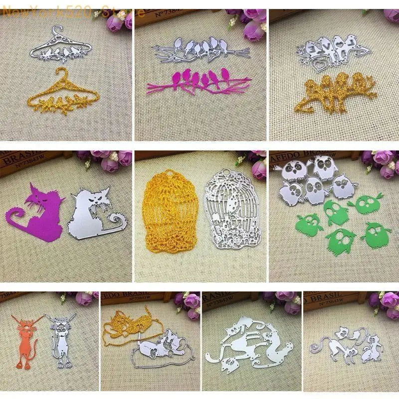 Cats Metal Cutting Dies Stencil – Scrapbooking & Card Making