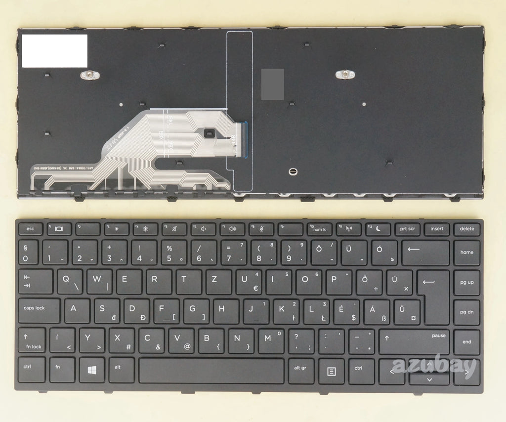 AZUBAY HP ProBook 640 645 G4 G5 Replacement Laptop Keyboard