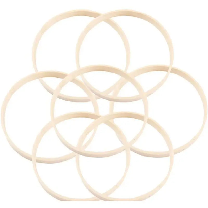 40-Pack Bamboo Dreamcatcher Rings 27cm – DIY Macrame Hoops